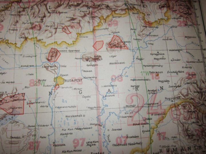 WW2 German Luftwaffe Navigationskarte – 1:2000000 NAVIGATIONAL MAP – GERMANY — image 7