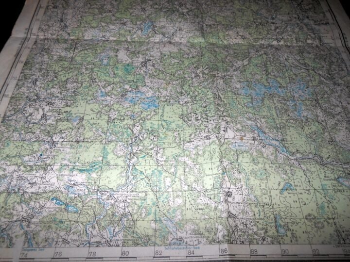 WW2 German Wehrmacht Russland 1:100000 – TOPOGRAPHICAL MAP – Truppenausgabe 1942 — image 7