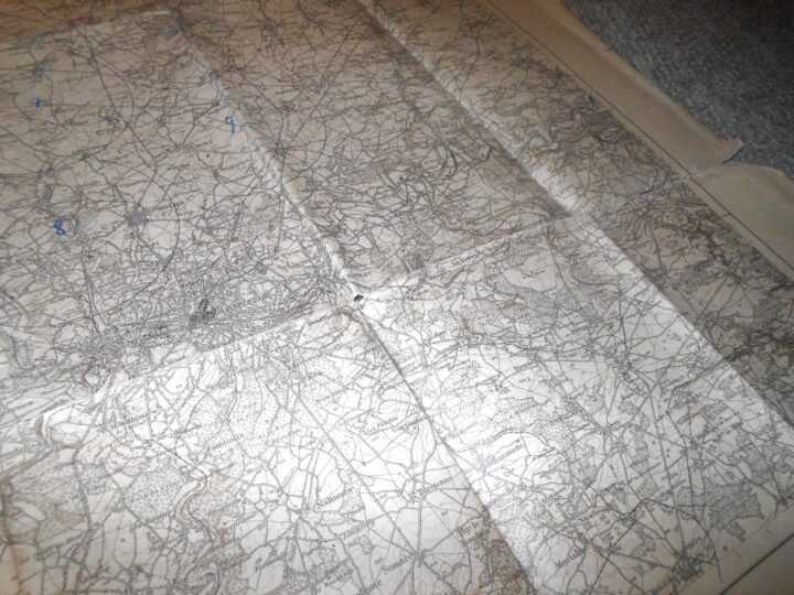 WW1 German Army Map – NIVELLES WAVER MONS CHARLEROI – BELGIUM 1916 – NICE! — image 10