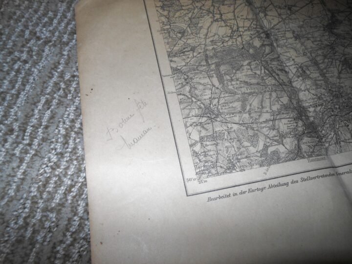 WW1 German Army Map – NIVELLES WAVER MONS CHARLEROI – BELGIUM 1916 – NICE! — image 6