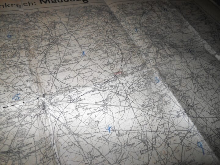 WW1 German Army Map – NIVELLES WAVER MONS CHARLEROI – BELGIUM 1916 – NICE! — image 7