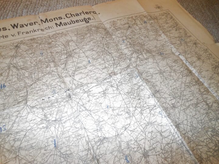 WW1 German Army Map – NIVELLES WAVER MONS CHARLEROI – BELGIUM 1916 – NICE! — image 8