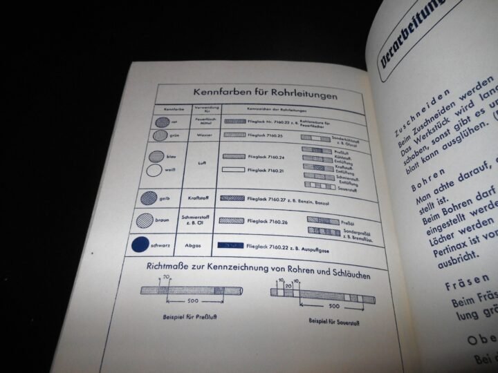 WW2 German Luftwaffe Messerschmitt Werksbücher – FACTORY WORKER HANDBOOKS – NICE — image 18