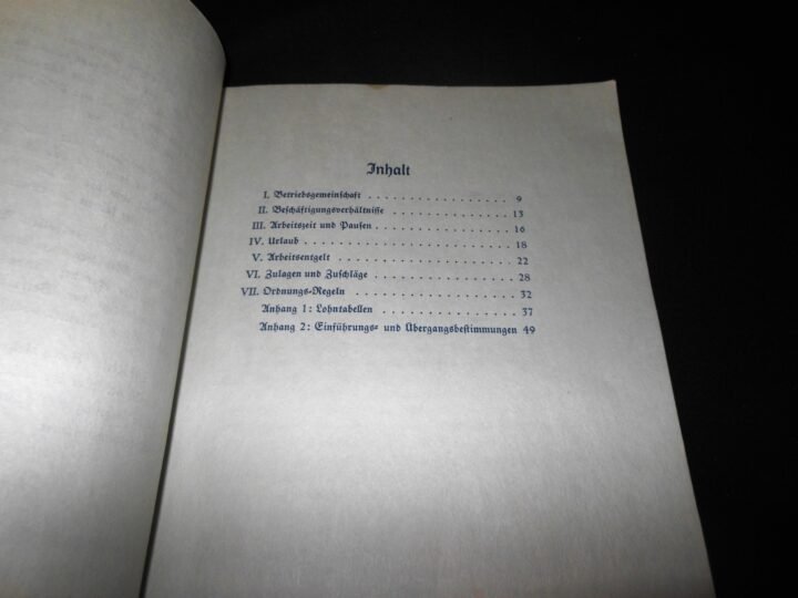 WW2 German Luftwaffe Messerschmitt Werksbücher – FACTORY WORKER HANDBOOKS – NICE — image 3