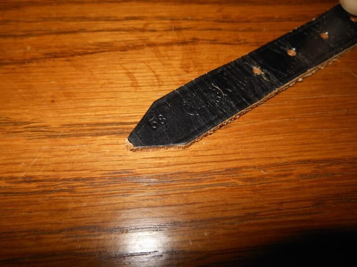 WW2 German Wehrmacht – LEATHER EQUIPMENT STRAP – POST-WAR – NICE! — image 2