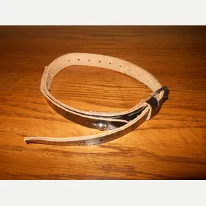 WW2 German Wehrmacht – LEATHER EQUIPMENT STRAP – POST-WAR – …