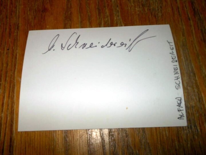 WW2 German Wehrmacht Elite Autograph – UNTERSTURMFUHRER ALFRED SCHNEIDEREIT — image 2