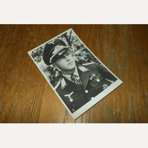 WW2 German Luftwaffe Fallschirmjaeger Autograph – MAJOR RUDOLF WITZIG – …