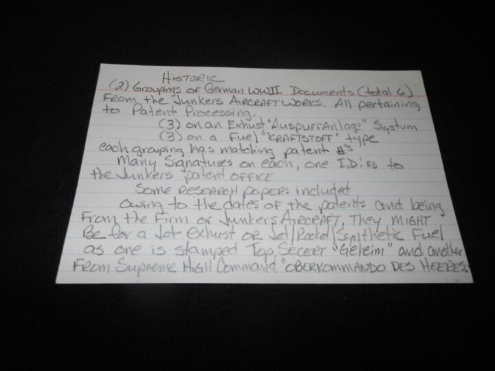 WW2 German Luftwaffe – JUNKERS MOTORENWERKE FUEL SYSTEM PATENT DOCUMENTS – NICE — image 8