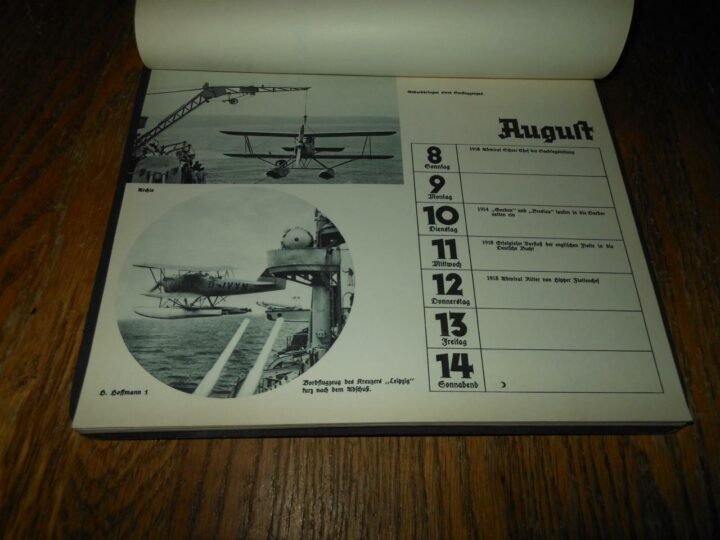WW2 German Kriegsmarine Skagerrak Kalender 1937 – DESK CALENDAR – COMPLETE — image 8