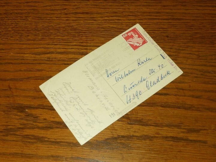 WW2 German Wehrmacht – GENERAL HERMANN-HEINRICH BEHREND – SIGNED POSTCARD – NICE — image 3