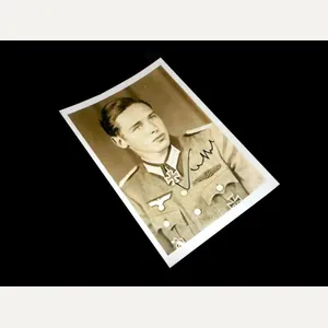 WW2 German Wehrmacht Panzer – HAUPTMANN PAUL-GEORG KLEFFEL – AUTOGRAPH …