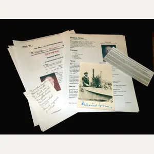 WW2 German Kriegsmarine – AUTOGRAPHED PHOTO AND DOCS – HELMUT …