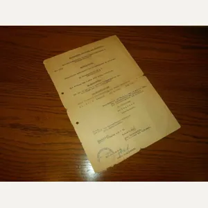 WW2 German Luftwaffe – PROMOTION DOCUMENT – NJG101 – SIGNED …