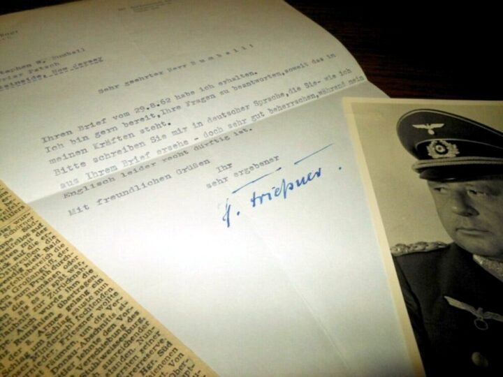 WW2 German Wehrmacht Autograph – GENERAL JOHANNES FRIESSNER – Wartime Signature — image 2