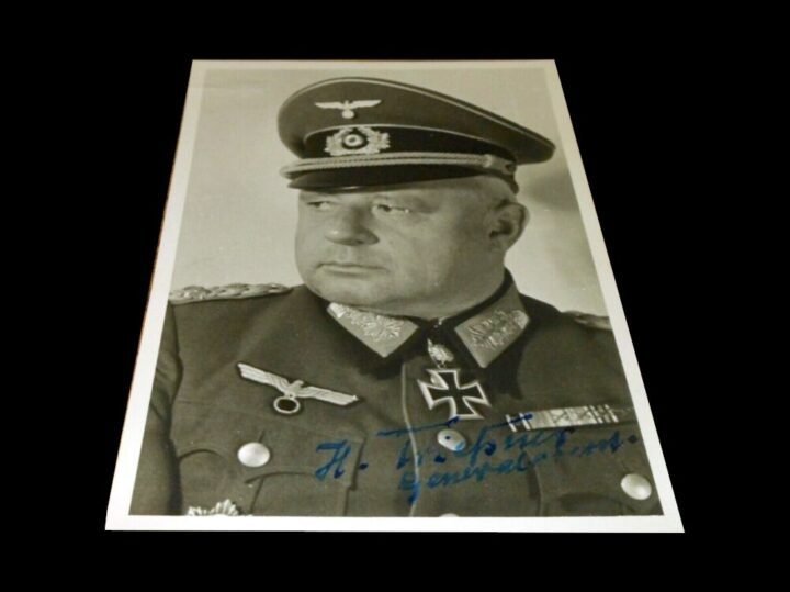 WW2 German Wehrmacht Autograph – GENERAL JOHANNES FRIESSNER – Wartime Signature — image 6