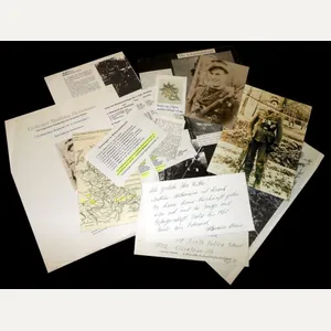 WW2 German Heer – AUTOGRAPHED PHOTO GROUPING – MATTHIAS HETZENAUER …