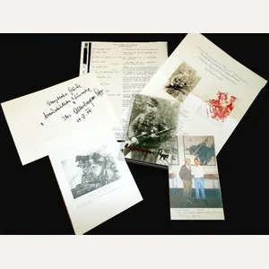 WW2 German Heer – AUTOGRAPHED PHOTO GROUPING – JOSEF ALERBERGER …