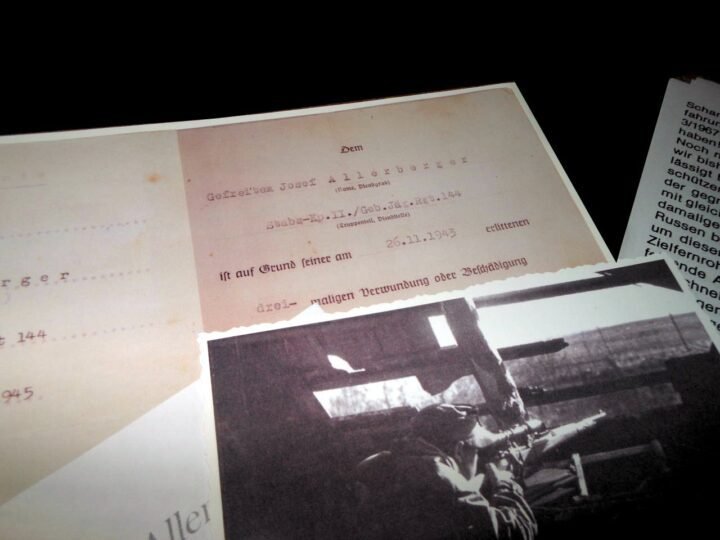 WW2 German Heer – AUTOGRAPHED PHOTO GROUPING – JOSEF ALERBERGER – POST WAR #1 — image 3