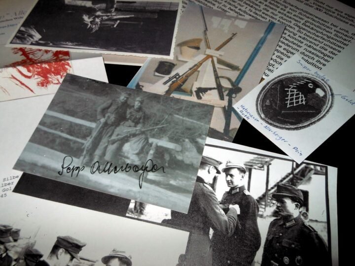 WW2 German Heer – AUTOGRAPHED PHOTO GROUPING – JOSEF ALERBERGER – POST WAR #1 — image 5