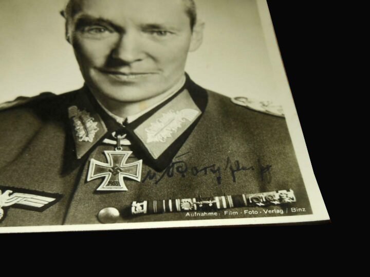 WW2 German Wehrmacht – JOACHIM VON KORTZFLEISCH SIGNATURE – OPERATION VALKYRIE — image 2