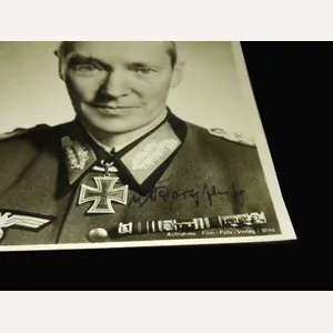 WW2 German Wehrmacht – JOACHIM VON KORTZFLEISCH SIGNATURE – OPERATION …