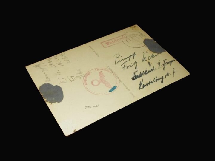 WW2 German Luftwaffe Autograph – OBERST JOACHIM HELBIG – WARTIME SIGNED – NICE! — image 5