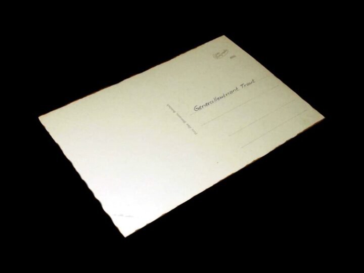 WW2 German Wehrmacht Autograph – GENERAL HANS TRAUT – WARTIME SIGNATURE – NICE! — image 4