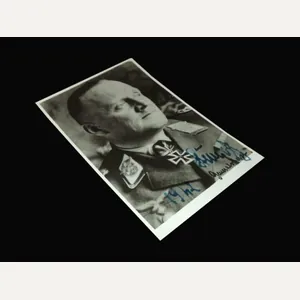 WW2 German Luftwaffe Autograph – GENERAL HANS-JURGEN STUMPFF – WARTIME …