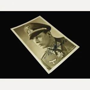 WW2 German Wehrmacht Autograph – GENERALMAJOR HORST NIEMACK – WARTIME …