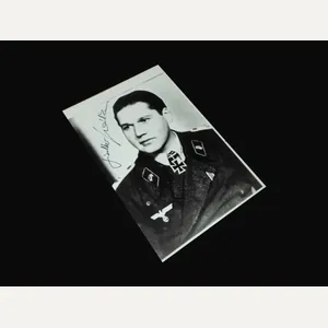 WW2 German Wehrmacht Panzer Autographed Photo – GISHELHER WILKE – …