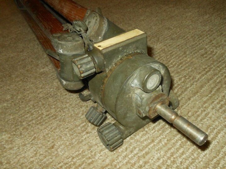 WWI / WW2 US Army – COMMANDER TRIPOD OPTICAL MOUNTING POST – VERY NICE! — image 5