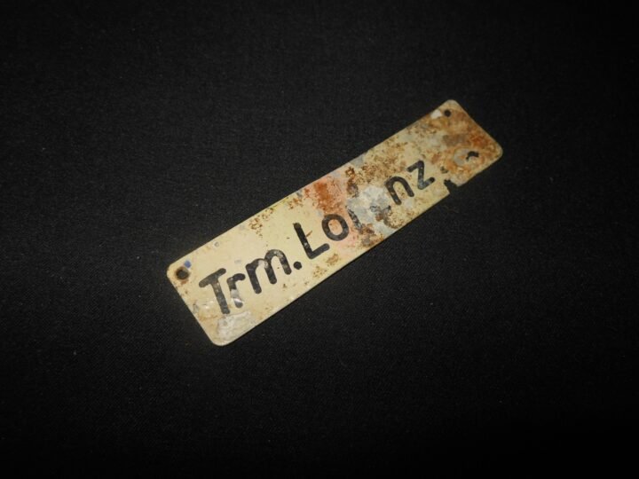 WW2 German Luftwaffe Aircraft Typenschild – MAIN DATA PLATE – Ju188 A2 – NICE! — image 3