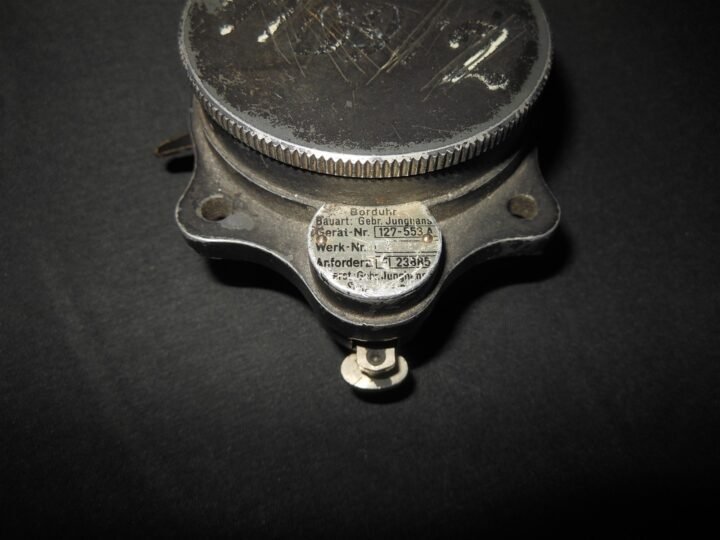 WW2 German Luftwaffe Borduhr – JUNGHANS COCKPIT CLOCK – 2nd MODEL – Ar96 – RARE! — image 8