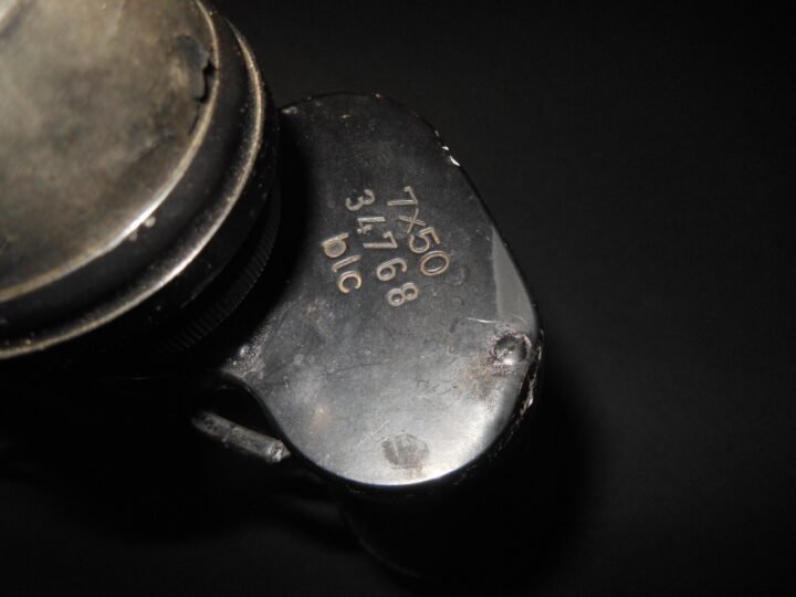 WW2 German Kriegsmarine – 7×50 CARL ZEISS GAS MASK BINOCULARS – VERY NICE! — image 10
