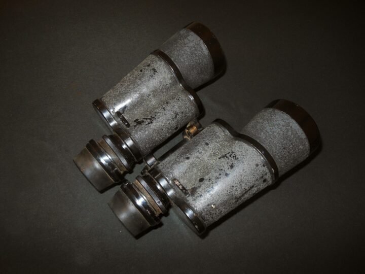 WW2 German Kriegsmarine – 7×50 CARL ZEISS GAS MASK BINOCULARS – VERY NICE! — image 8