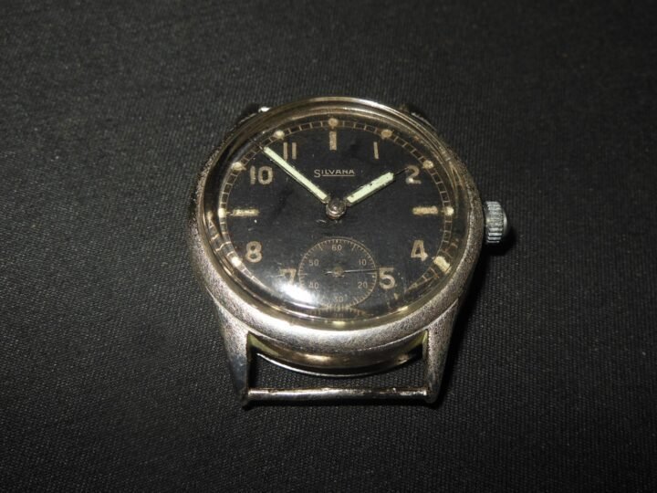WW2 German Wehrmacht Dienstuhr – ARMY PERSONAL SERVICE WATCH – SILVANA – NICE! — image 2