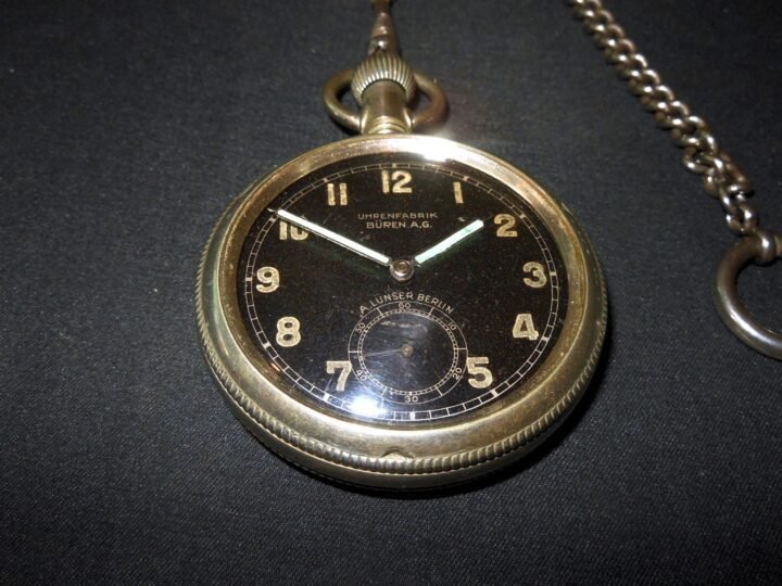 WW2 German Wehrmacht Taschenuhren – PERSONAL POCKET WATCH – BUREN – NICE! — image 3
