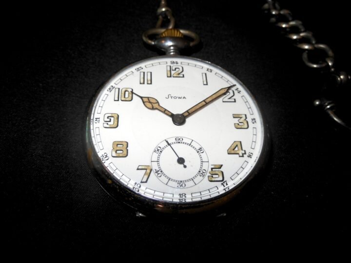 WW1 German Reichsmarine Taschenuhr – NAVIGATIONAL POCKET WATCH – STOWA – NICE! — image 3