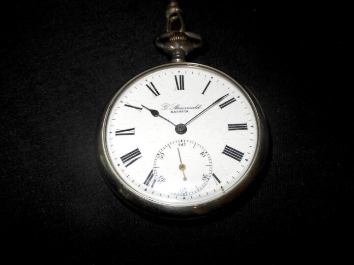 WW1 German Reichsmarine Taschenuhr – NAVIGATIONAL POCKET WATCH – REVUE – NICE! — image 2