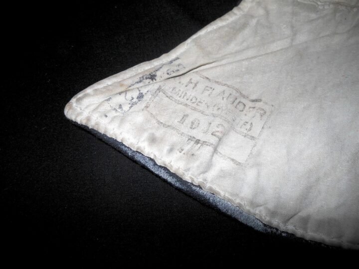 WW2 German Luftwaffe Kopfhaube – BLUE / WHITE REVERSIBLE WINTER HOOD – VERY NICE — image 17