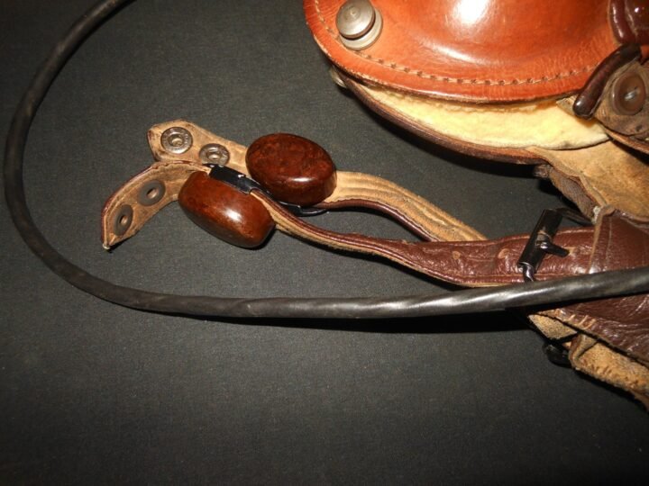 WW2 German Luftwaffe Netzkopfhaube – SUMMER PILOT FLIGHT HELMET – POST WAR! — image 10