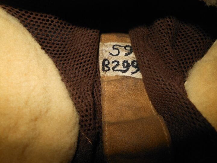 WW2 German Luftwaffe Netzkopfhaube – SUMMER PILOT FLIGHT HELMET – POST WAR! — image 14