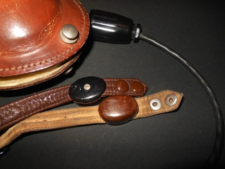 WW2 German Luftwaffe Netzkopfhaube – SUMMER PILOT FLIGHT HELMET – POST WAR! — image 7