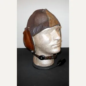 WW2 German Luftwaffe Netzkopfhaube – SUMMER PILOT FLIGHT HELMET – …