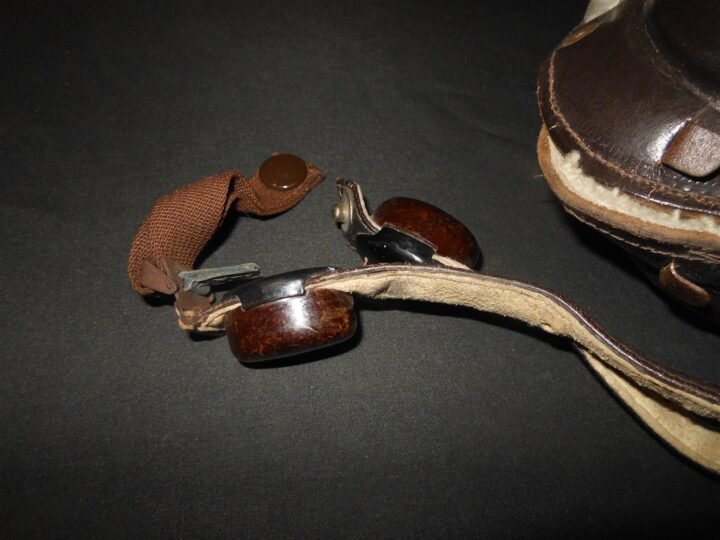 WW2 German Luftwaffe LKpN101 Netzkopfhaube – SUMMER PILOT FLIGHT HELMET – NICE! — image 12