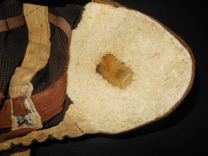 WW2 German Luftwaffe LKpN101 Netzkopfhaube – SUMMER PILOT FLIGHT HELMET – NICE! — image 14