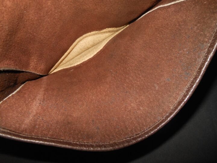 WW2 German Luftwaffe Fliegerhandschuhe – LEATHER TRIGGER MITTENS – NICE! — image 10