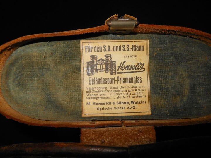 WW2 German Wehrmacht – LEATEHR BINOCULAR CASES – EARLY WAR – MIXED EXAMPLES — image 4
