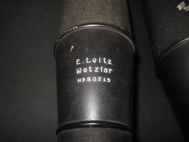 WW1 Imperial Prussian Army – LEITZ 15xL60 OBSERVATION BINOCULARS – RARE! — image 9